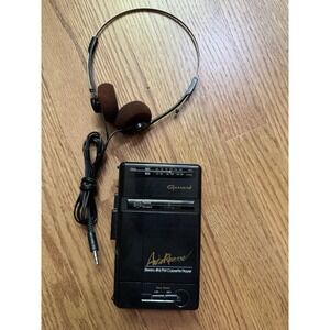 Vintage Garrard Auto Reverse Personal Cassette Player AM FM Portable Audio Works